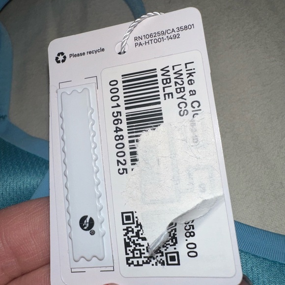 Lululemon Like a Cloud Light Blue Bra (WBLE) size 8 - Picture 4 of 4